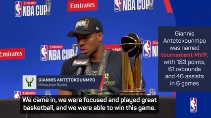 ‘We can beat anybody’ - Bucks celebrate NBA Cup triumph