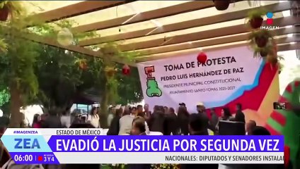 Pedro Luis Hernández de Paz se da a la fuga en plena toma de protesta
