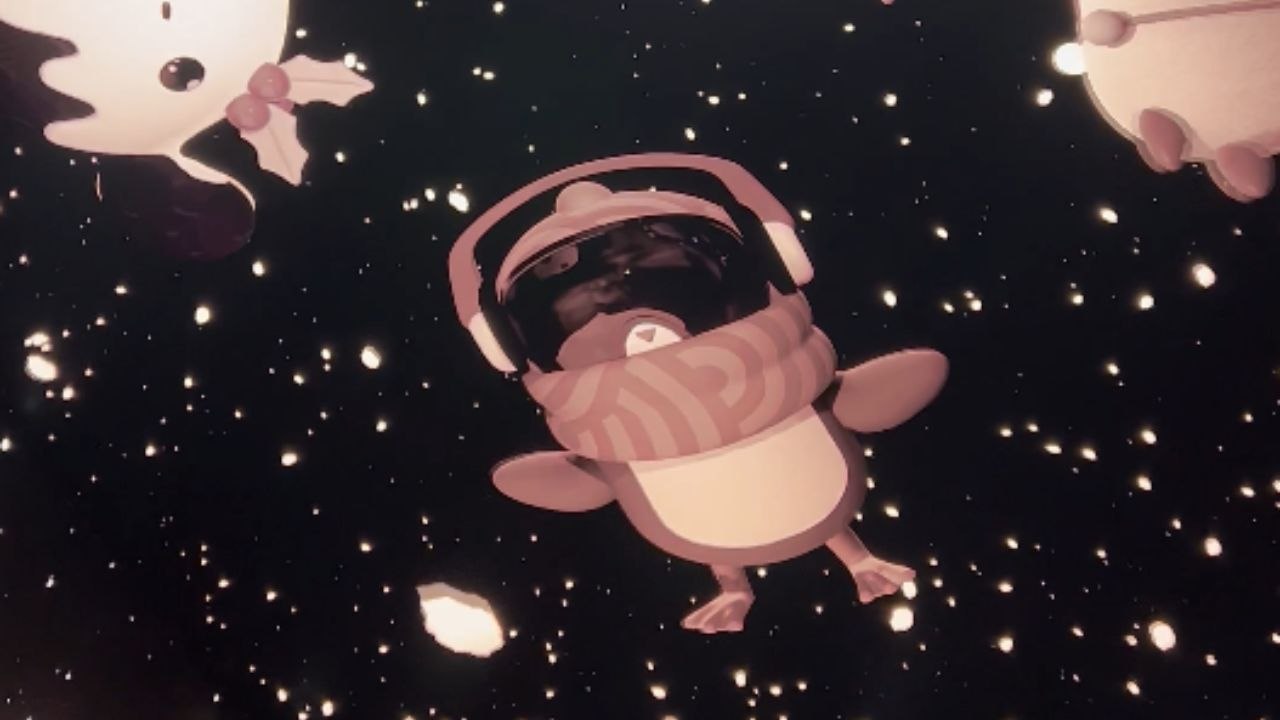 Immersive Christmas animation transforms London's Outernet into a festive wonderland