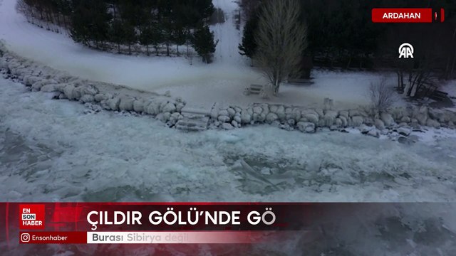 Burası Sibirya değil, Çıldır Gölü