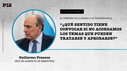 "¿Qué sentido tiene?": El gobierno no convocará a extraordinarias por falta de acuerdos en el Congreso