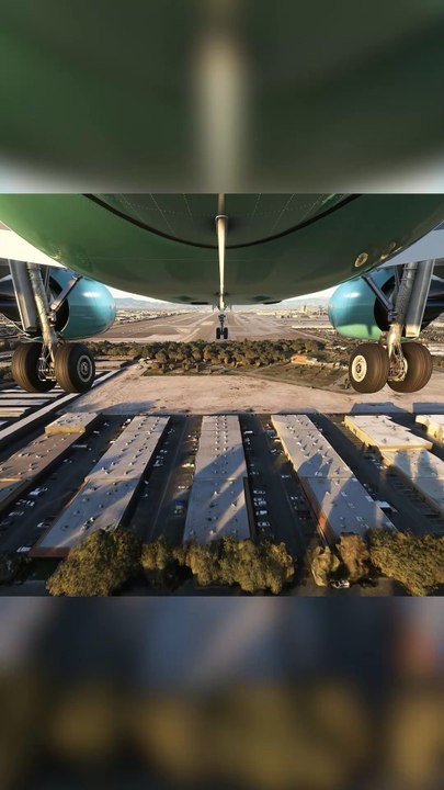 Radiant Touchdown: Livery 1 A320neo at McCarran International Airport (LAS), Las Vegas, USA  #flights #fly #flightlovers #Canada #USA #Japan  #aviation #A320neo #flying #FlyingLovers #aviationlovers #landinglovers