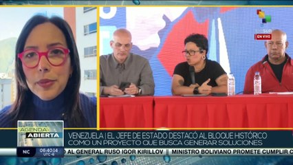 Sectores populares venezolanos van de la mano con el Bloque Histórico