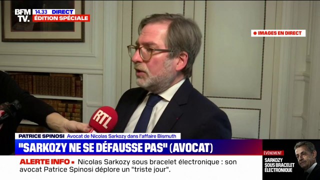 Affaire Bismuth: l'avocat de Nicolas Sarkozy dénonce une condamnation basée sur des faits au mieux hypothétiques, au pire illusoires