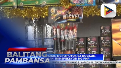 Mga tindahan ng paputok, sa Bucaue, Bulacan, ininspeksyon ng PNP