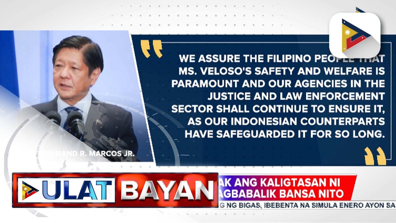 PBBM, tiniyak ang kaligtasan ni Mary Jane Veloso sa pagbabalik bansa nito