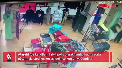 'Sivil polisiz' deyip kadını zorla götürmek istediler, kocasına kurşun yağdırdılar