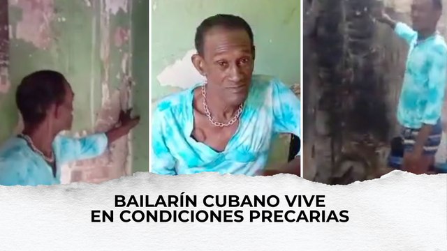 Bailarín cubano vive en condiciones precarias