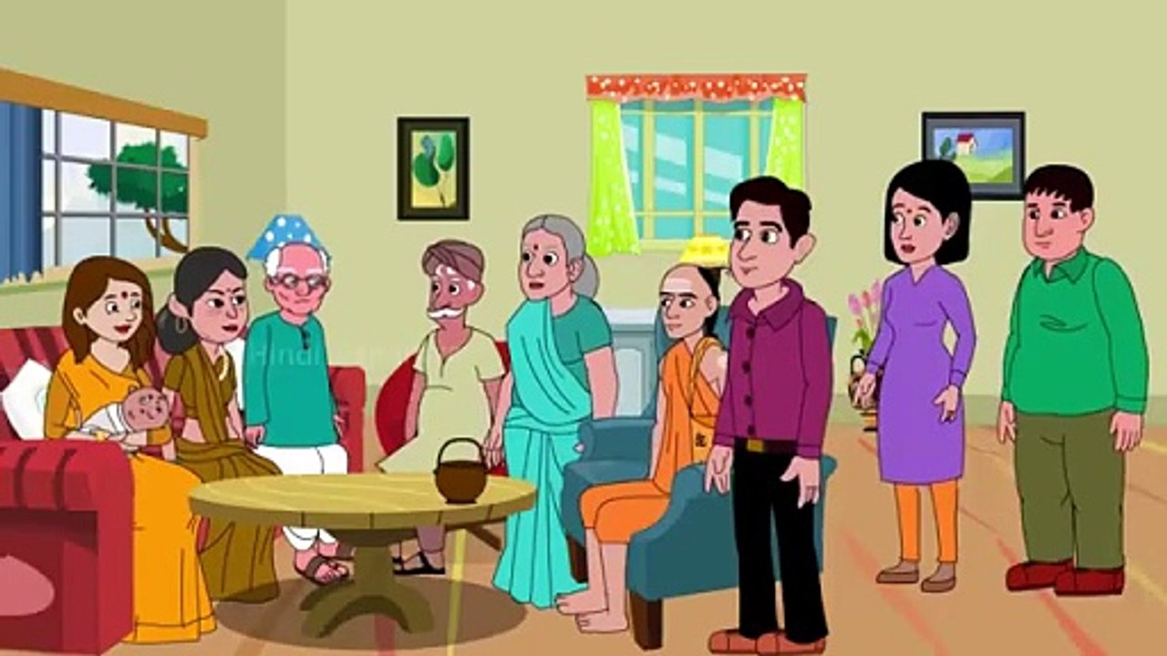 बच्चे का नामकरण - Hindi Kahaniya _ Bedtime Moral Stories