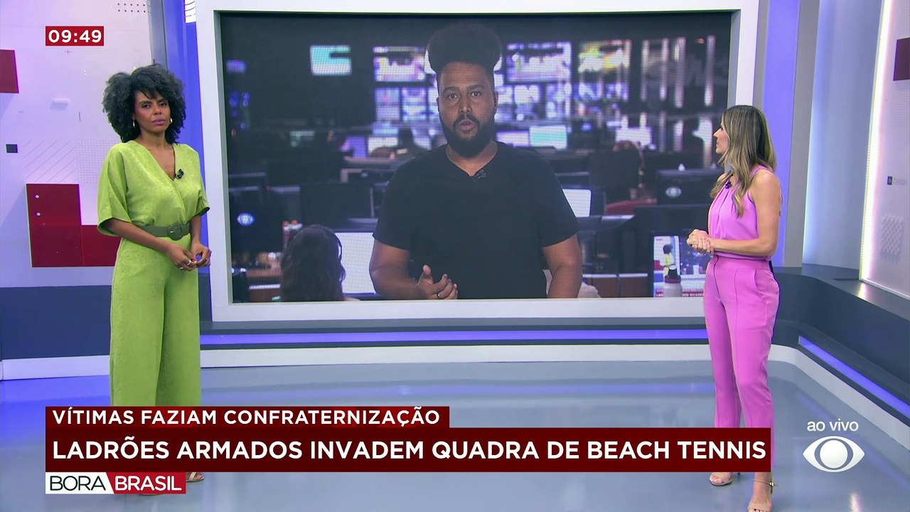 Ladrões armados fazem arrastão em quadra de beach tennis em SP