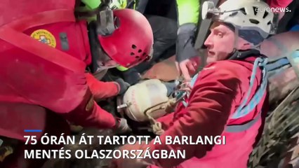 75 órán át tartott a barlangi mentés Olaszországban