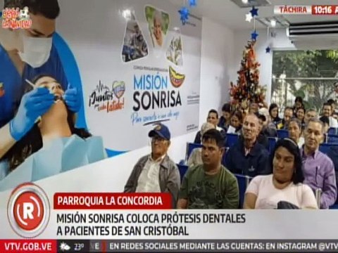 Táchira | Misión Sonrisa beneficia a más de 190 pacientes con la colocación de prótesis dentales