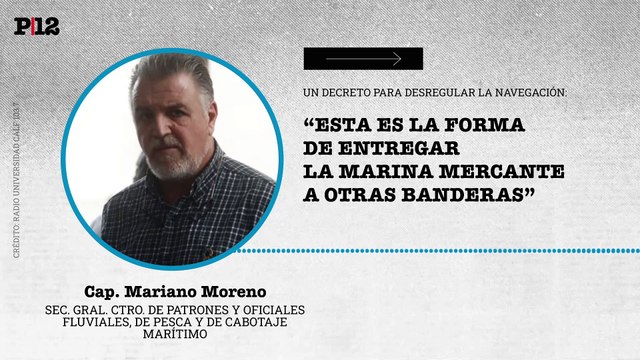 Es la forma de entregar la marina mercante a otras banderas : El sindicato de Patrones responde a la desregulación de la navegación