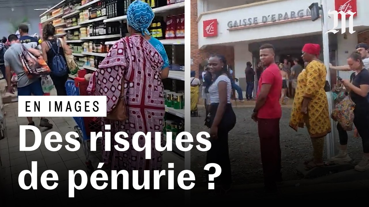Mayotte : des longues files d’attente devant les magasins, stations-service et distributeurs de billets