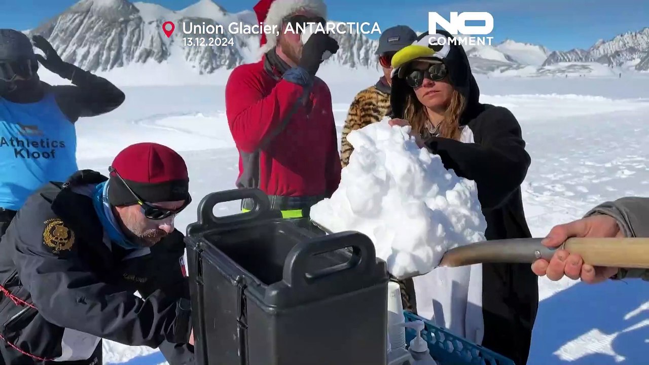 No Comment: Kältestes Rennen der Welt -  Eismarathon in der Antarktis