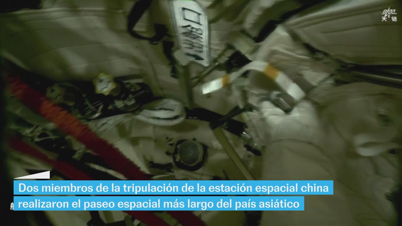 China logra el paseo espacial más largo de su programa aeroespacial