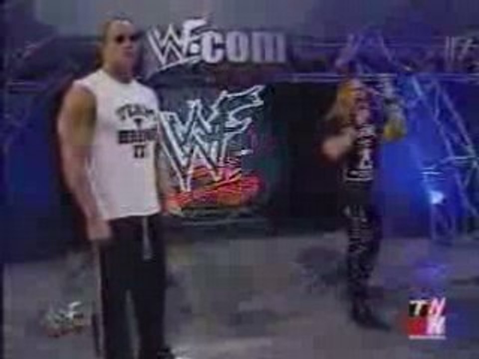 The Rock And Chris Jericho Raw 2001 Funny Segment