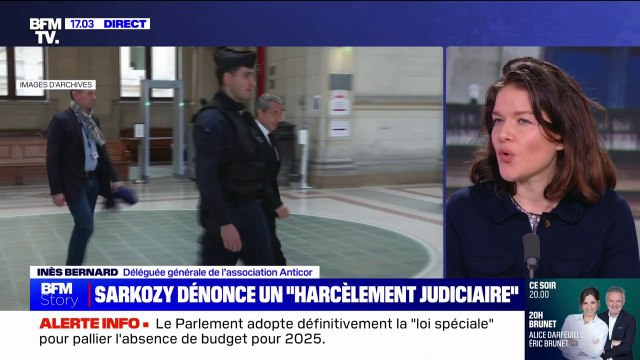 Nicolas Sarkozy condamné: On n'est pas du tout sur une justice politique , estime Inès Bernard (déléguée générale de l'association Anticor)