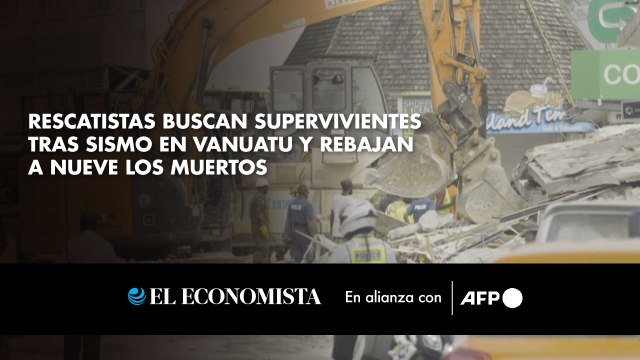 Rescatistas buscan supervivientes tras sismo en Vanuatu y rebajan a nueve los muertos