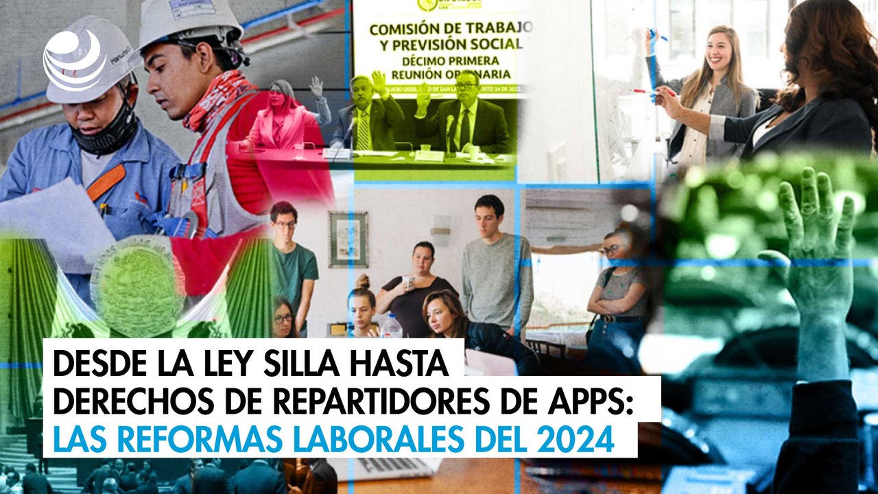 Desde la Ley Silla hasta derechos de repartidores de apps: Las reformas laborales del 2024