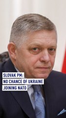 Slovak PM: No chance of Ukraine joining NATO