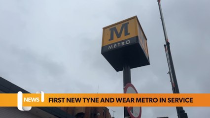 The first new Tyne and Wear metro train is finally in service