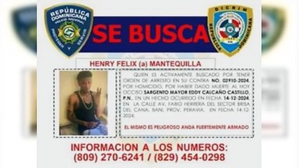 Buscan responsables de ultimar a sargento Calcaño Castillo en Baní