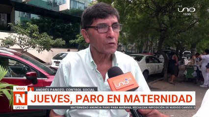 SCZ: PARO EN LA MATERNIDAD