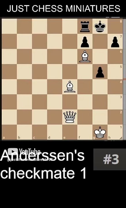 NN vs NN, Anderssen's checkmate 1