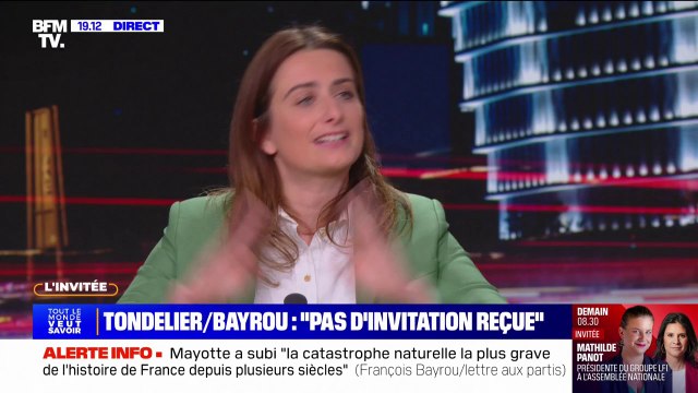 Débuts de François Bayrou à Matignon: pour Marine Tondelier (les Écologistes), le Premier ministre est la risée des Français