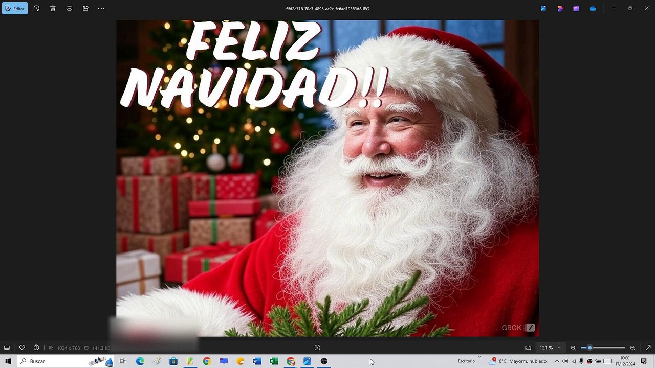 🎅🤖 Como HACER TARJETAS NAVIDEÑAS con GROK la IA de X (TWITTER) que CREA IMÁGENES