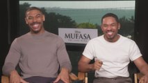 Aaron Pierre and Kelvin Harrison Jr., on how they feel working on Mufasa: The Lion King