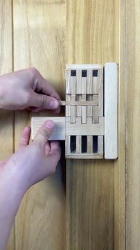 Unique creative wood lock