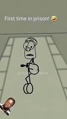 First time in prison 🤭 hilarious 😂 #memes #animation #funny #viralvideo #comedy #4kmeme #explore