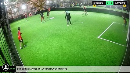 But de Emmanuel M - Lavoix Black Knights
