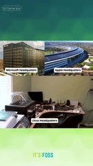 _🏢 Microsoft & Apple_ Big Offices vs. Linux_s Tiny Room 🌐 _ Linux Sigma in Action!_#linuxuser #sigma