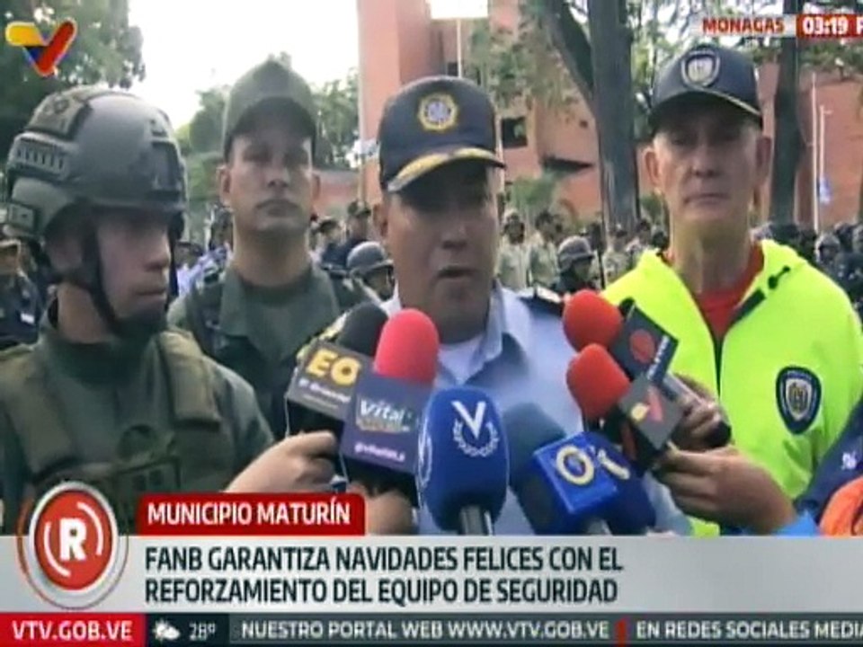 Monagas | FANB se despliega para garantizar seguridad durante la temporada navideña