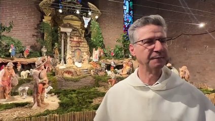 Siena, il presepe del Giubileo. Padre Alfredo: "Anche noi pellegrini di speranza"