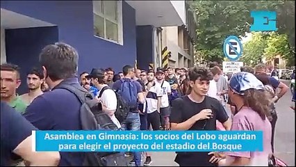Asamblea en Gimnasia: los socios del Lobo aguardan para elegir el proyecto del estadio del Bosque