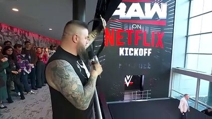 Kevin Owens proclaims himself the “real WWE Champion”_ Raw on Netflix Kickoff, Dec. 18, 2024