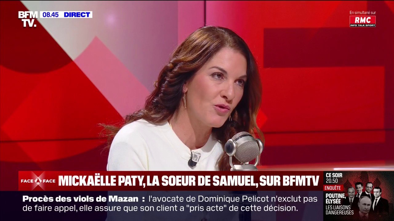 Procès Paty: "Je pense qu'il aurait fallu faire quelque chose de sa mort", affirme la sœur de Samuel Paty, Mickaëlle