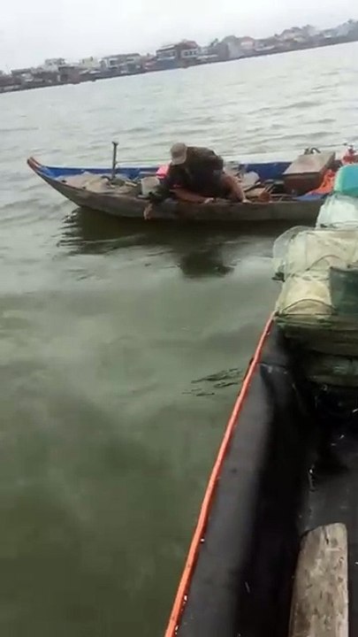 Fishing on the river