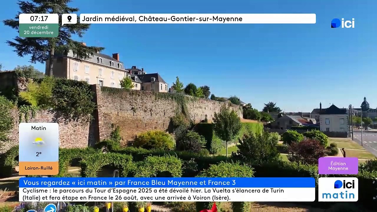 20/12/2024 - ICI Matin France Bleu Mayenne en vidéo