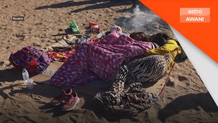Puluhan migran Mexico tahan sejuk di sempadan AS