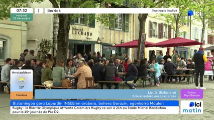 20/12/2024 - ICI Matin France Bleu Pays Basque en vidéo