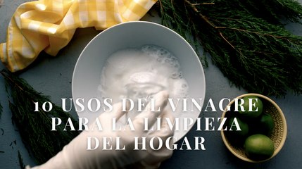 10 usos del vinagre para la limpieza del hogar