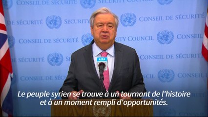 Le chef de l'ONU voit une "lueur d'espoir" en Syrie
