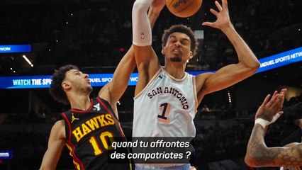 Spurs - Wembanyama : "Je sais que ça va bien se passer pour Risacher"