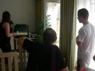 wii sport en famille