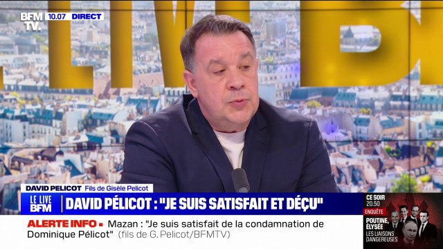 David Pelicot: Les enfants ont été oubliés